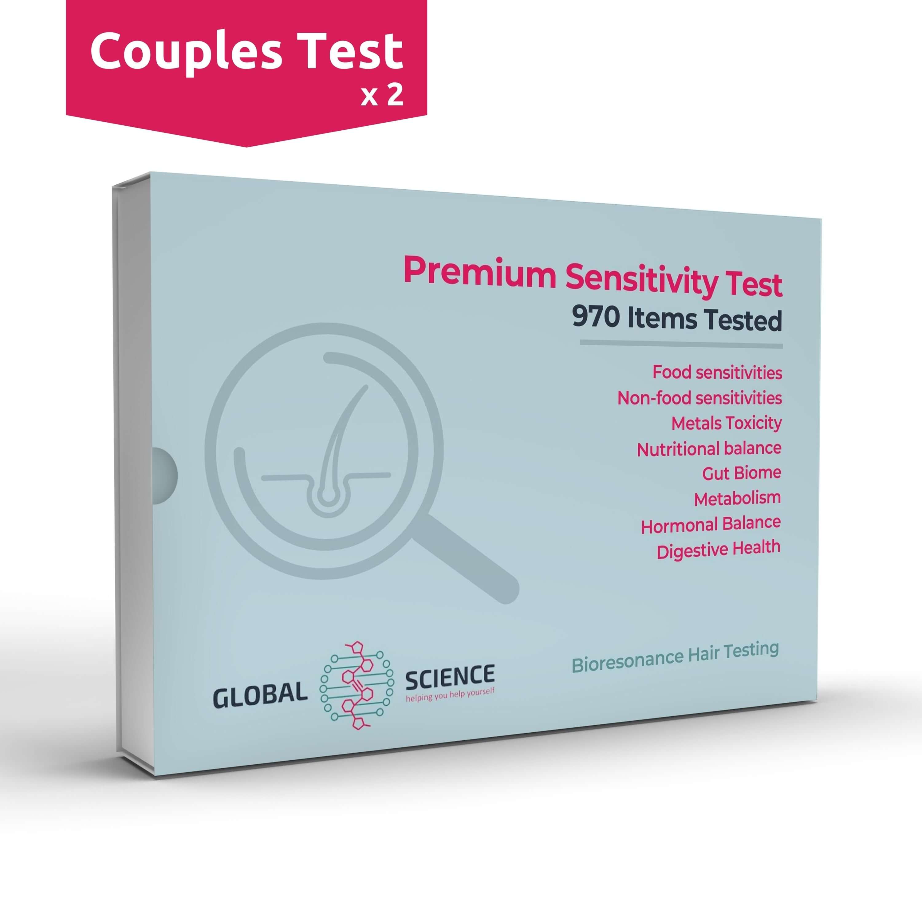 Premium Sensitivity 970 Mock Up Kit Couples - Allergy, Intolerance and Bioresonance Testing Labs