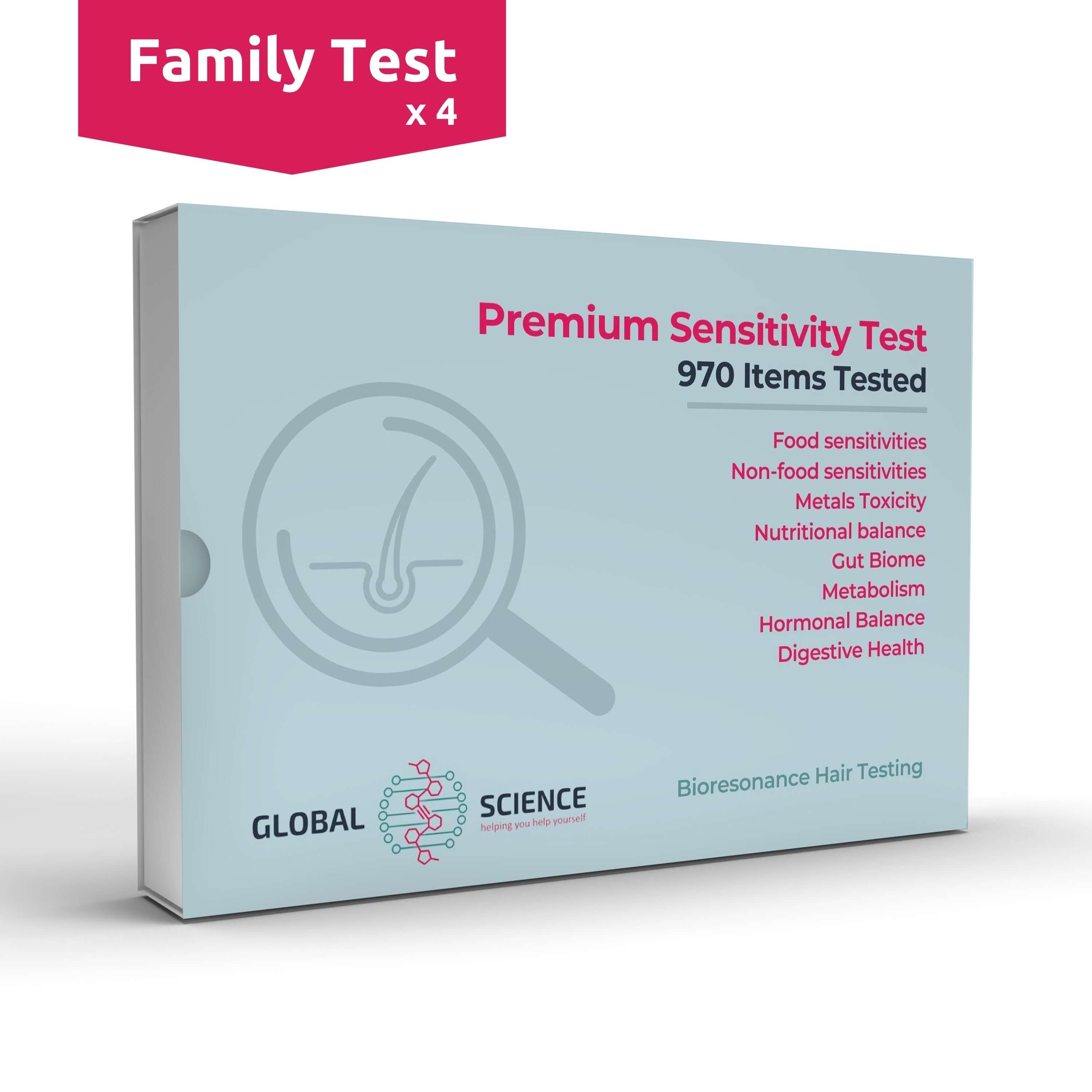 Premium Sensitivity 970 Mock Up Kit Family - Allergy, Intolerance and Bioresonance Testing Labs