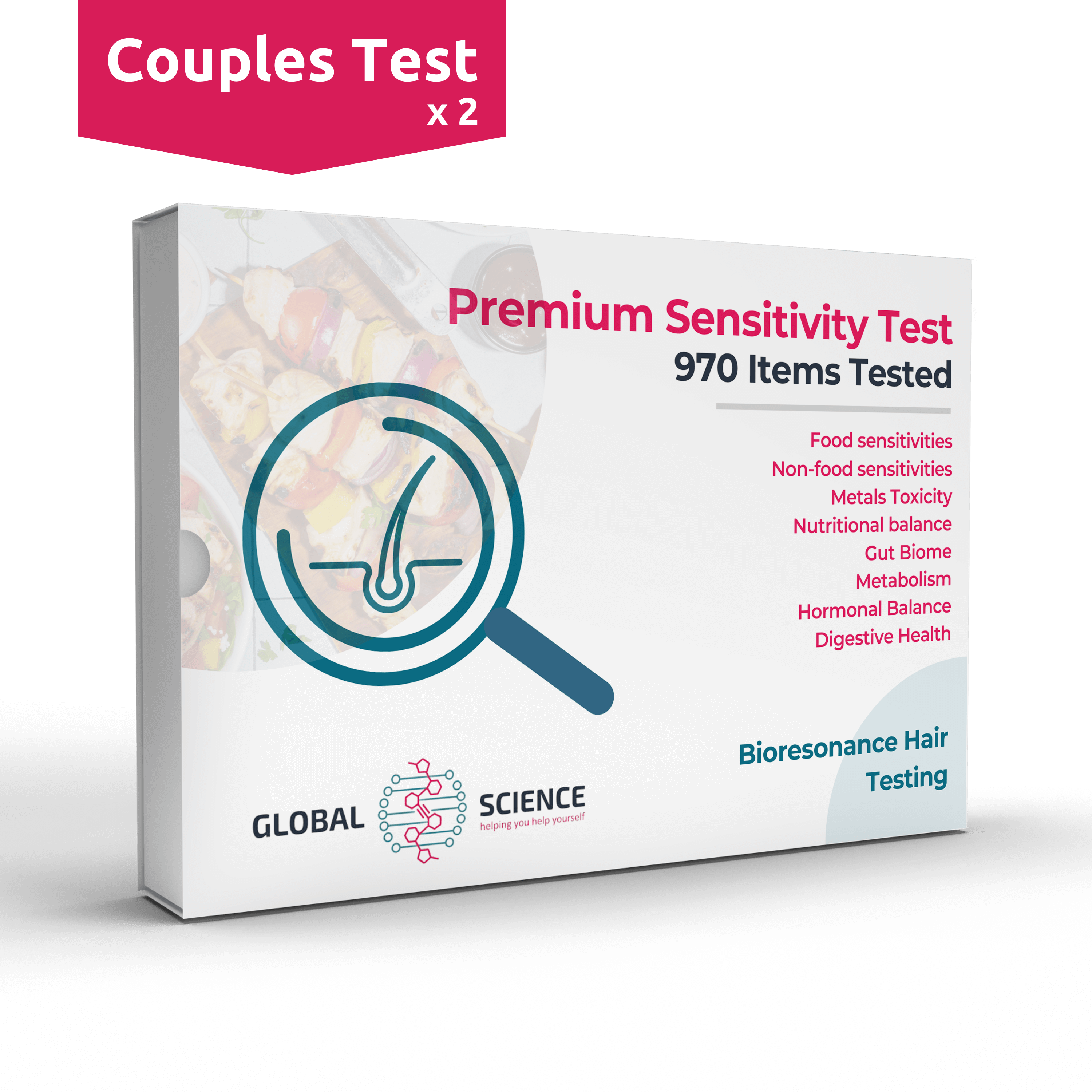 Premium Sensitivity 970 Kit Couples - Allergy, Intolerance and Bioresonance Testing Labs